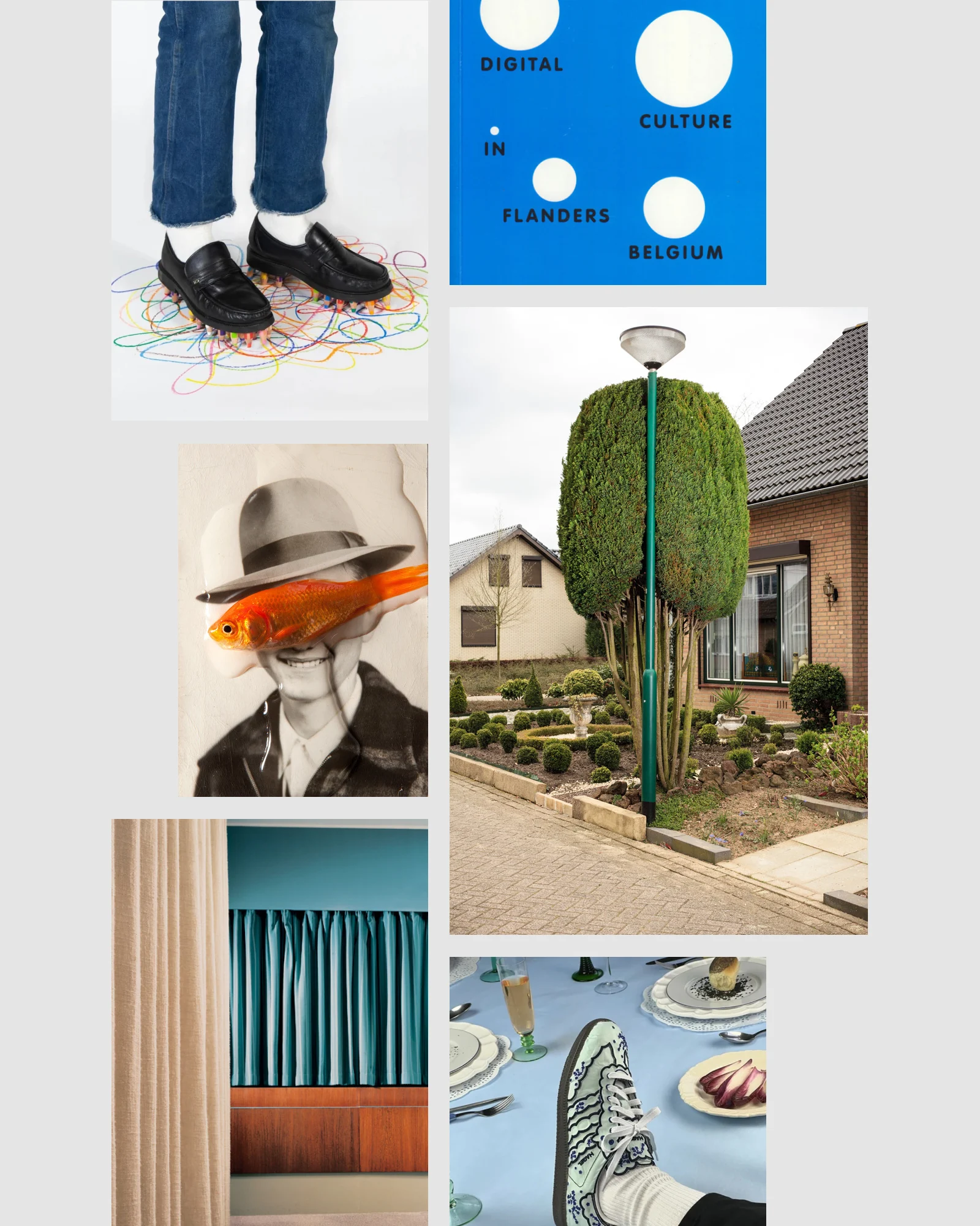 A collage of mini-obsessions: art, objects, photography and type